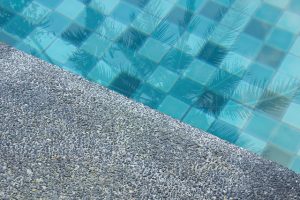 tapis de pierre piscine