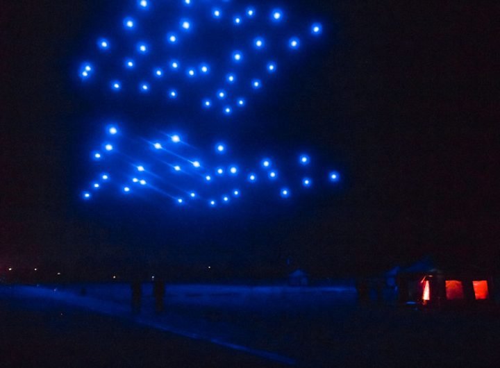 chorégraphie de drone