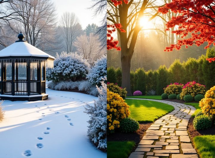 Jardin d'hiver vs jardin d'été : idées pour chaque saison